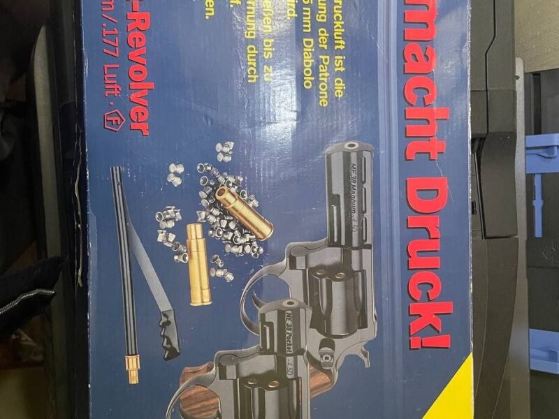 Пневматичний револьвер PCP типу Me 38 Magnum 4.5D
