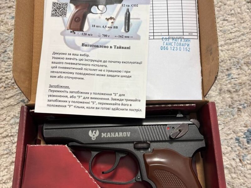 Пневматичний пістолет Макарова wingun113 Blowback