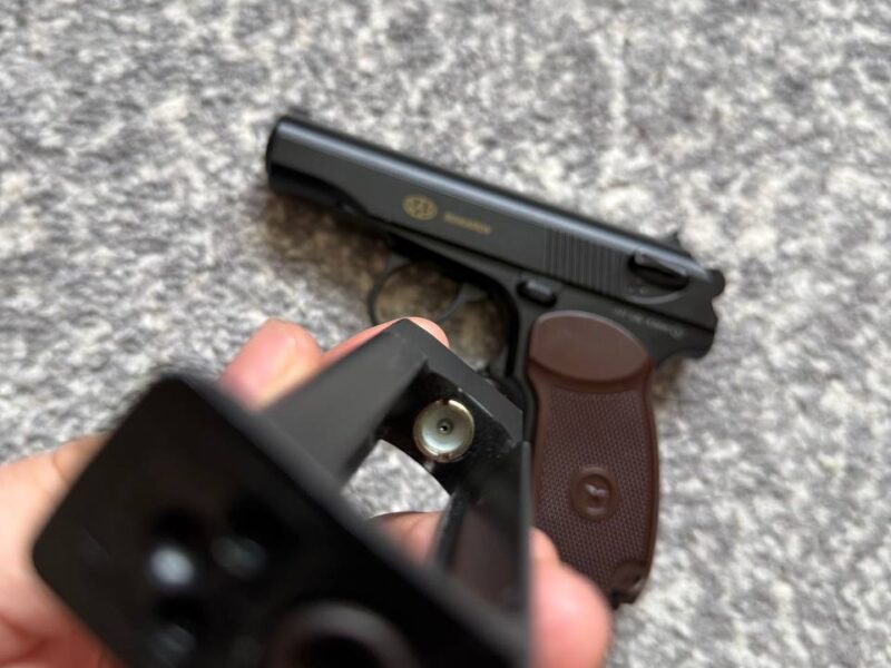 Пневматичний пістолет Sas Makarov metal