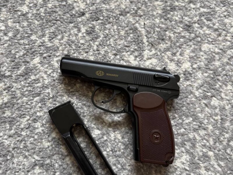 Пневматичний пістолет Sas Makarov metal