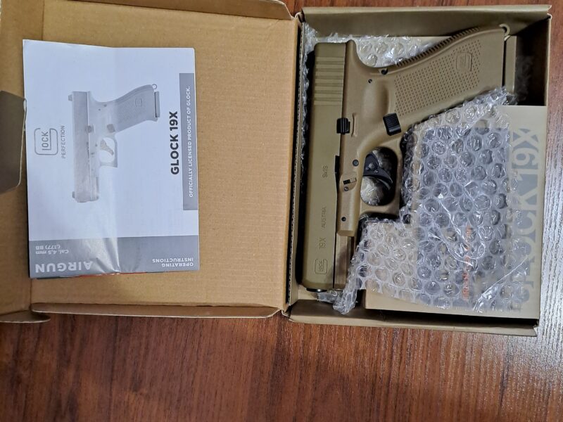 Пневматичний пістолет Umarex Glock 19X Blowback кал. 4,5 мм (з затворною затримкою) (5.8367)