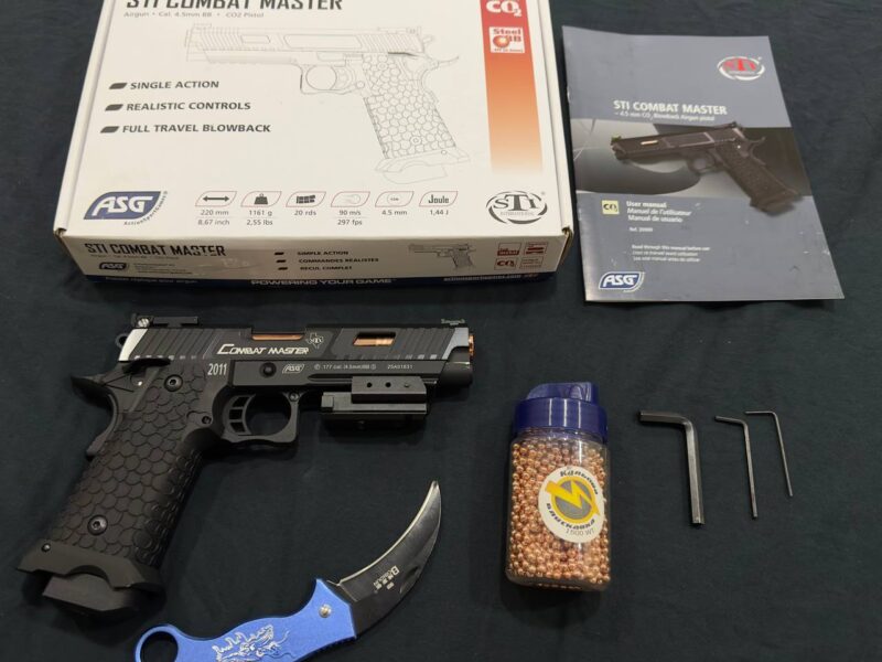 Пневматичний пістолет STI Combat Master 2011 4.5 мм CO₂ Blowback