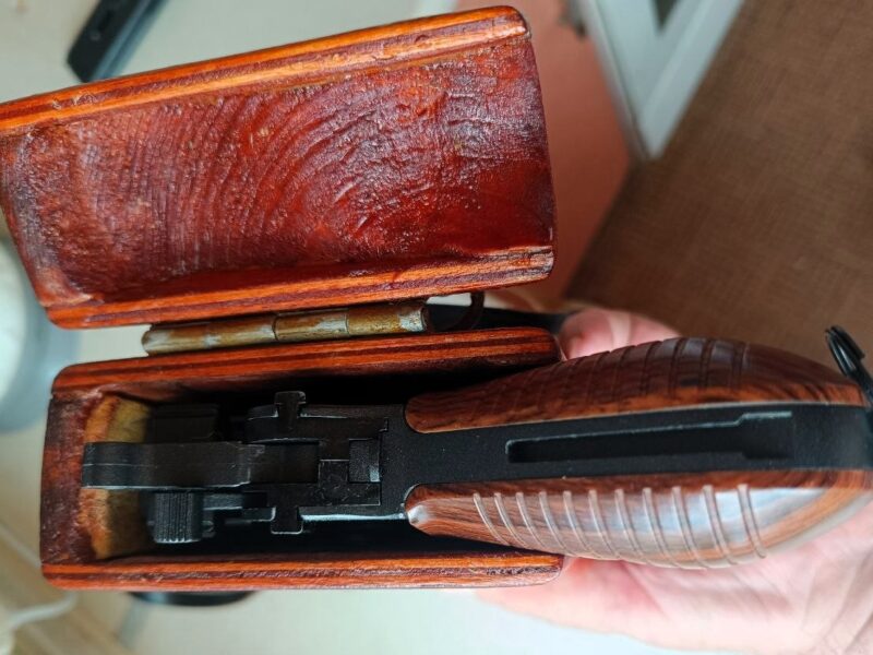 Пневматичний пістолет SAS Mauser M712 Blowback + дерев'яна кобура-приклад