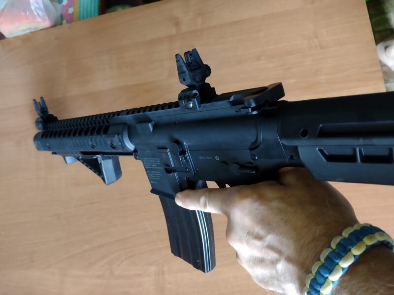 Гвинтівка пневматична Crosman DPMS SBR Full Auto