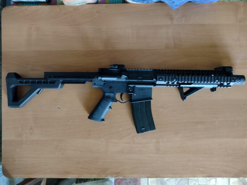 Гвинтівка пневматична Crosman DPMS SBR Full Auto
