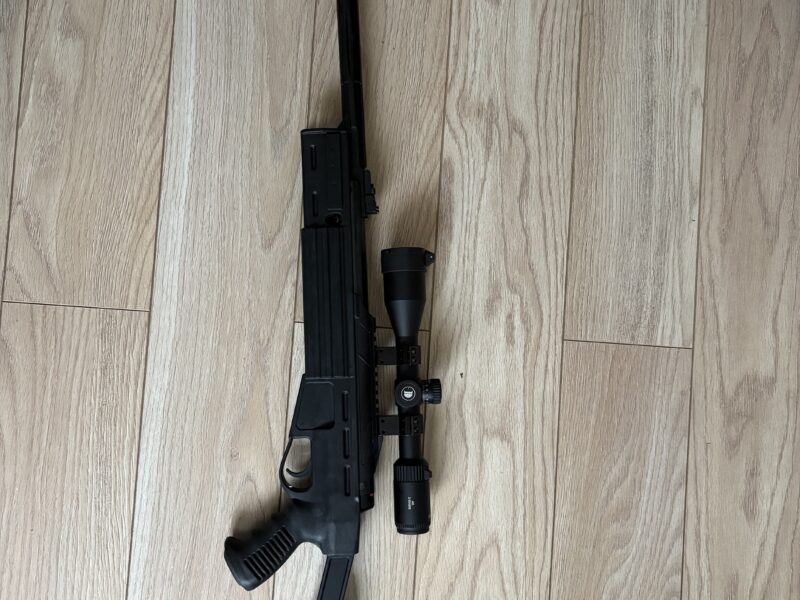 Hatsan Airtact Vortex + оптический прицел DISCOVERY Optics MS 3-9X40IR 25,4mm с подсветкой