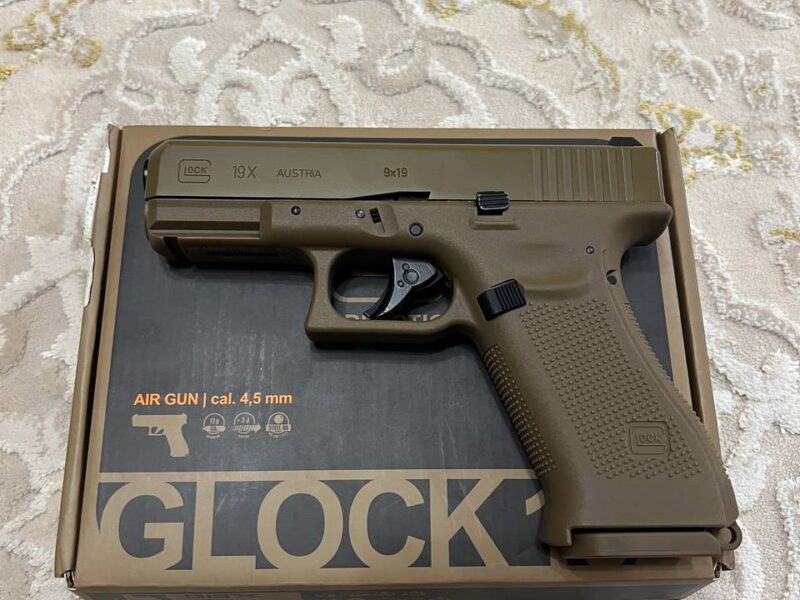Umarex Glock 19X TAN Blowback кал. 4,5 мм (с затворною затримкою)