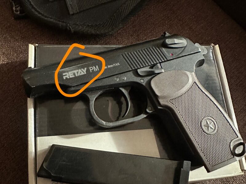 Стартовый пистолет Retay PM Black