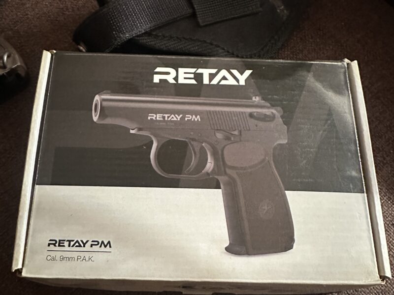 Стартовый пистолет Retay PM Black