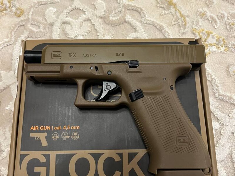 Umarex Glock 19X TAN Blowback кал. 4,5 мм (с затворною затримкою)